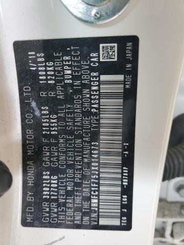 2018 HONDA CIVIC EXL - JHMFC1F75JX014673