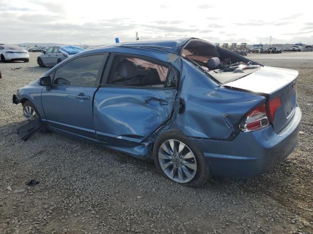 HONDA CIVIC LX 2007 blue  gas 1HGFA16527L125074 photo #3