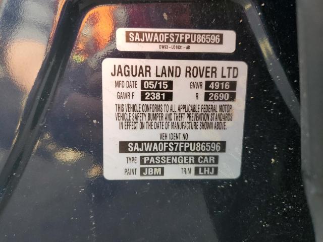 2015 JAGUAR XF 2.0T PR SAJWA0FS7FPU86596