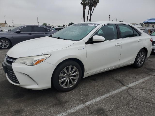 TOYOTA CAMRY HYBR 2016 white  hybrid engine 4T1BD1FK4GU186135 photo #1
