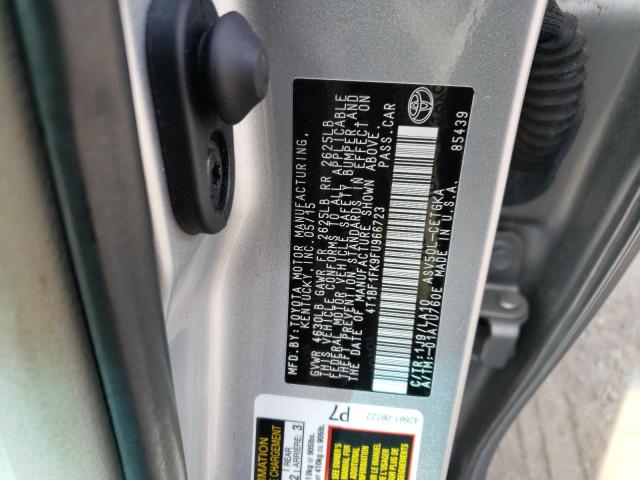 2015 TOYOTA CAMRY LE - 4T1BF1FK9FU966723