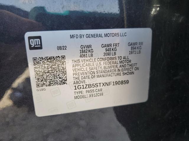 2022 CHEVROLET MALIBU LS - 1G1ZB5STXNF190859
