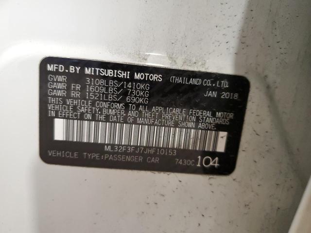2018 MITSUBISHI MIRAGE G4 ML32F3FJ7JHF10153