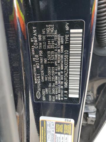 2022 HYUNDAI TUCSON LIM - KM8JFDA22NU035810