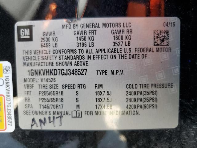2016 CHEVROLET TRAVERSE L - 1GNKVHKD7GJ348527