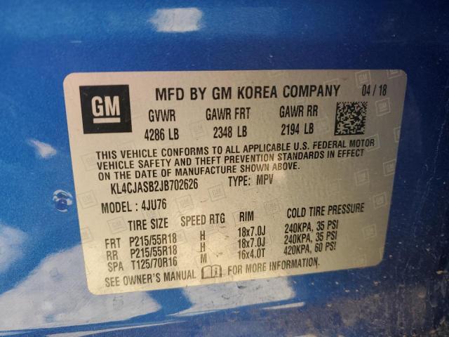 2018 BUICK ENCORE PRE - KL4CJASB2JB702626