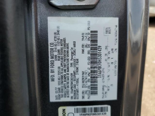 2017 FORD MUSTANG GT 1FA6P8CF0H5301439