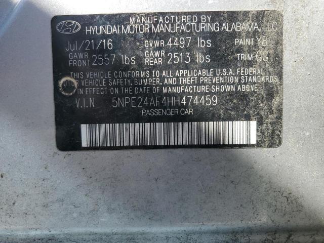 2017 HYUNDAI SONATA SE - 5NPE24AF4HH474459