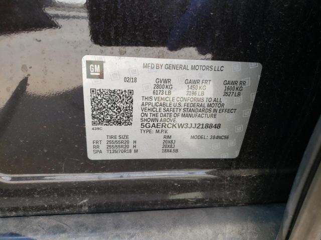 2018 BUICK ENCLAVE PR 5GAERCKW3JJ218848