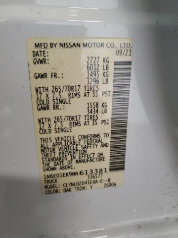 2022 NISSAN FRONTIER S - 1N6ED1EK9NN613381