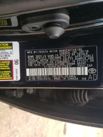 2019 TOYOTA COROLLA L - 2T1BURHE3KC175837