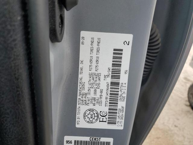 2021 TOYOTA TUNDRA CRE - 5TFDY5F14MX964847