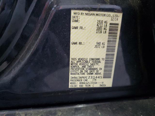 2015 NISSAN ALTIMA 2.5 - 1N4AL3APXFC231445