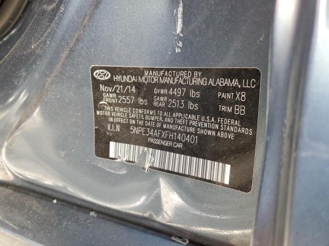 2015 HYUNDAI SONATA SPO - 5NPE34AFXFH140401