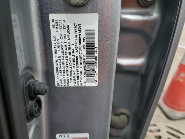 2018 HONDA CR-V TOURI - 7FARW2H95JE069116