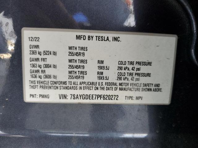 2023 TESLA MODEL Y - 7SAYGDEE7PF620272