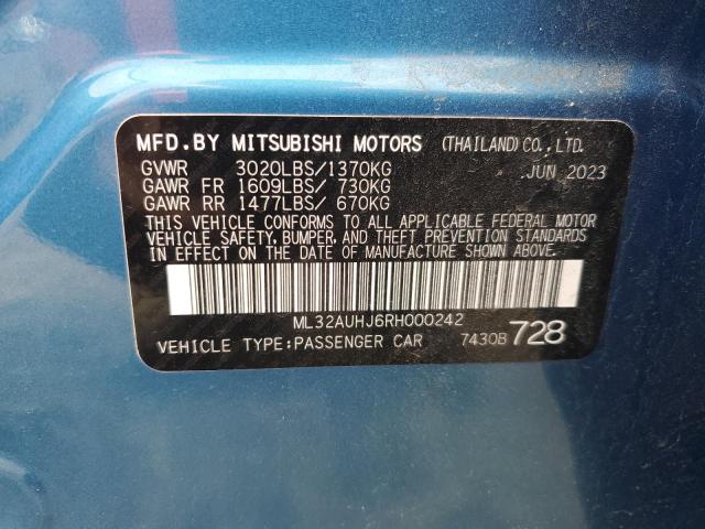 2024 MITSUBISHI MIRAGE ES - ML32AUHJ6RH000242