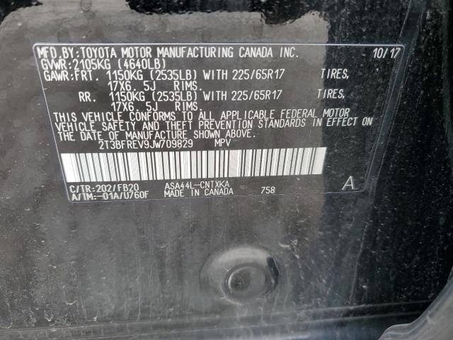 2018 TOYOTA RAV4 LE - 2T3BFREV9JW709829