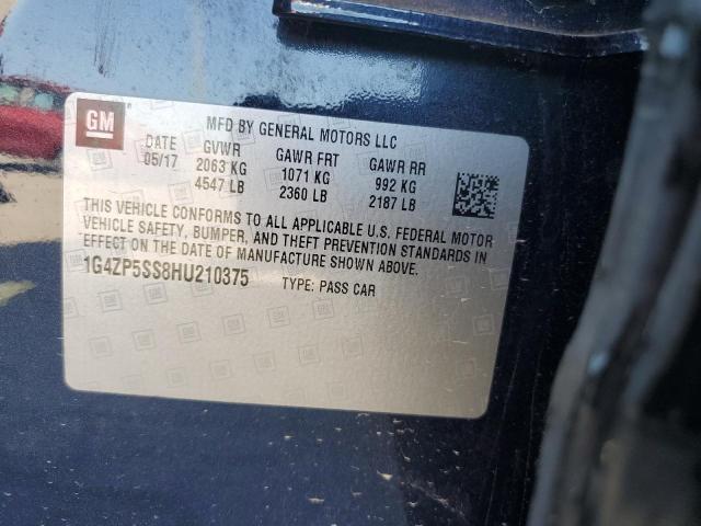 2017 BUICK LACROSSE E - 1G4ZP5SS8HU210375
