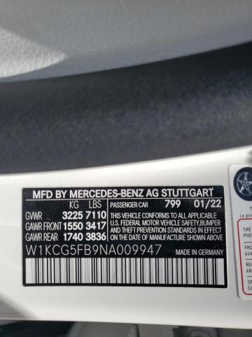 2022 MERCEDES-BENZ EQS SEDAN - W1KCG5FB9NA009947