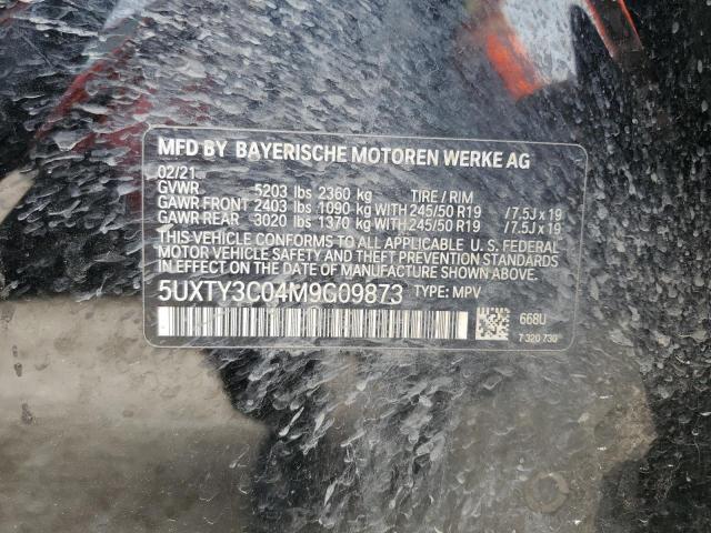 2021 BMW X3 SDRIVE3 - 5UXTY3C04M9G09873