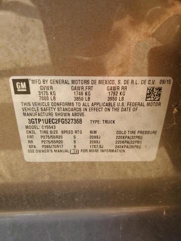 2015 GMC SIERRA C15 - 3GTP1UEC2FG527368