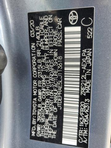 2020 TOYOTA COROLLA LE - JTDEPRAE5LJ113618