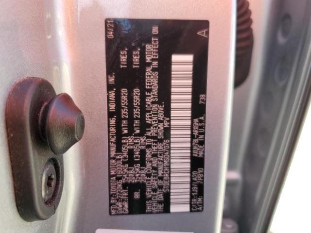 2021 TOYOTA HIGHLANDER - 5TDEBRCH1MS047076