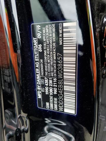 2020 MERCEDES-BENZ A 220 WDD3G4EB8LW038657