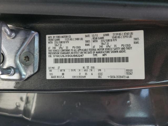 2016 FORD ESCAPE TIT - 1FMCU9JX9GUB82247