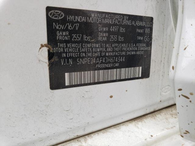 2018 HYUNDAI SONATA SE - 5NPE24AF4JH674344