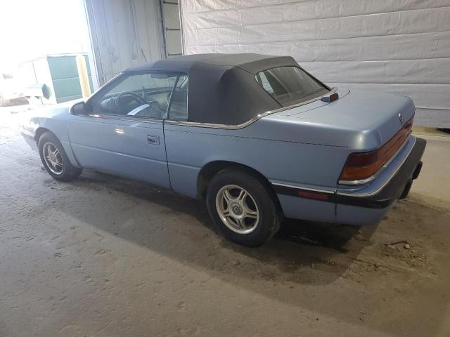 CHRYSLER LEBARON 1993 blue converti gas 1C3XU4535PF523636 photo #3