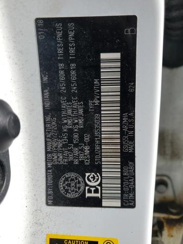 2018 TOYOTA HIGHLANDER - 5TDJZRFH1JS535039