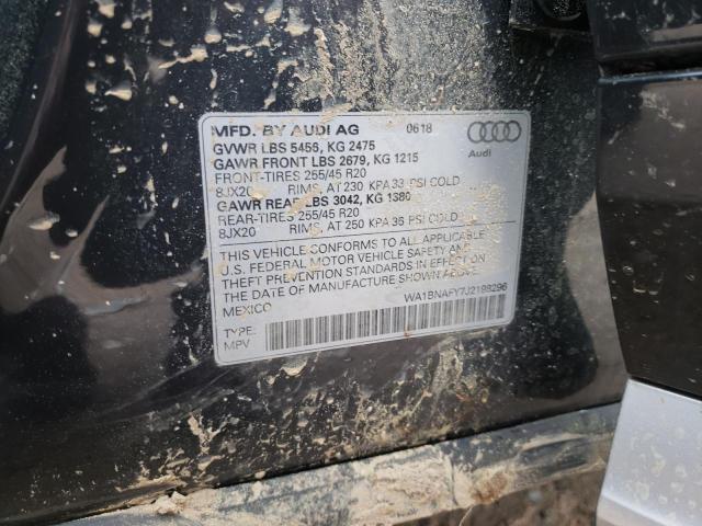 2018 AUDI Q5 PREMIUM - WA1BNAFY7J2198296