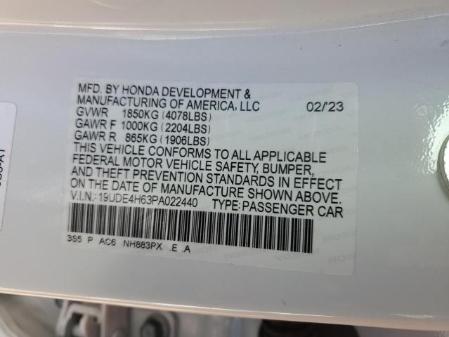 2023 ACURA INTEGRA A- - 19UDE4H63PA022440
