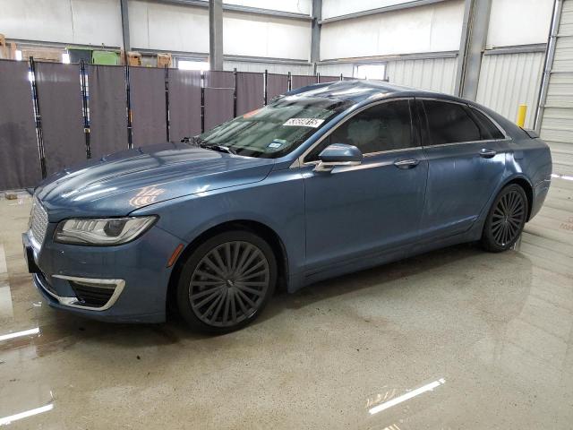 LINCOLN MKZ RESERV 2018 blue  gas 3LN6L5E91JR600223 photo #1