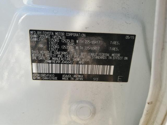 2015 TOYOTA RAV4 XLE - JTMWFREV9FJ046642