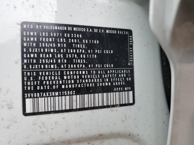2024 VOLKSWAGEN TIGUAN SE - 3VV8B7AX3RM115902
