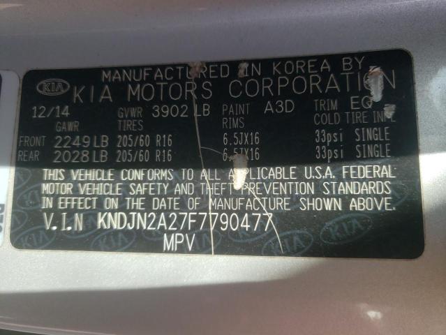 2015 KIA SOUL - KNDJN2A27F7790477