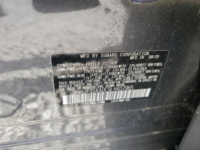 2020 SUBARU FORESTER JF2SKADC9LH407965