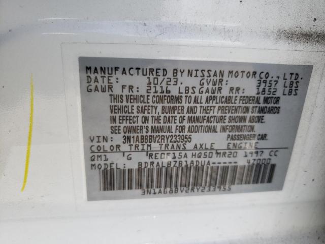 2024 NISSAN SENTRA S - 3N1AB8BV2RY233955