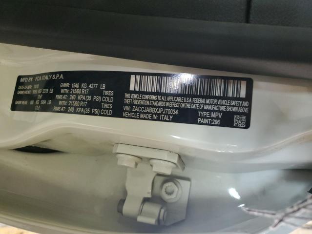 2018 JEEP RENEGADE L ZACCJABBXJPJ70034