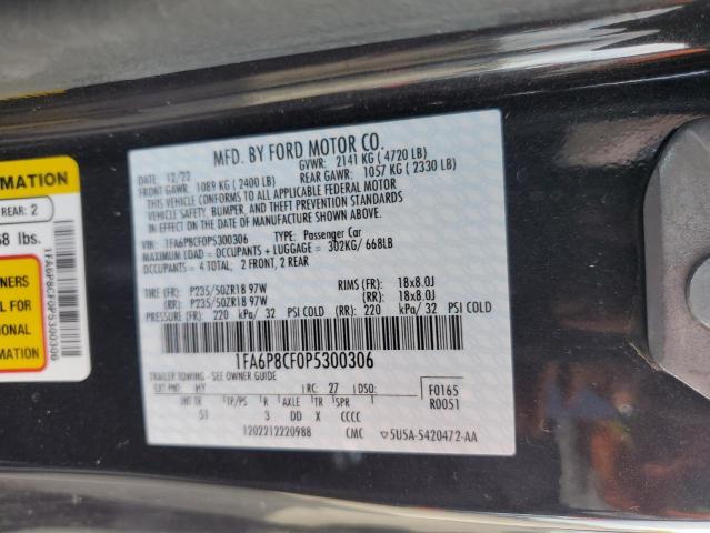 2023 FORD MUSTANG GT - 1FA6P8CF0P5300306