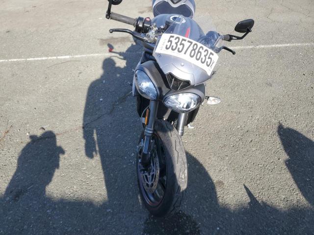 TRIUMPH MOTORCYCLE STREET TRI 2018 charcoal  gas SMTA464S0JT889469 photo #3