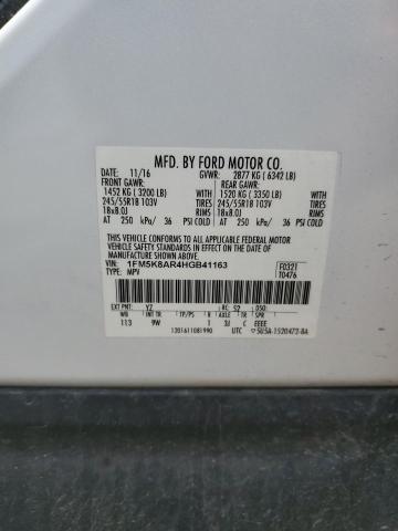 2017 FORD EXPLORER P - 1FM5K8AR4HGB41163