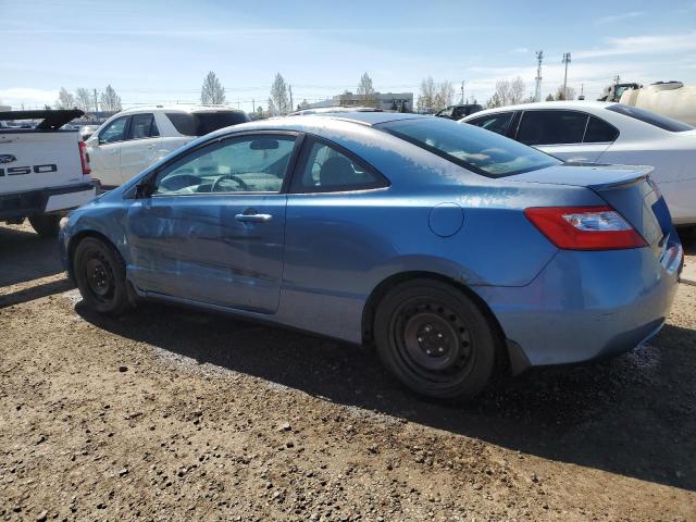 HONDA CIVIC LX 2008 blue coupe gas 2HGFG11638H004082 photo #3
