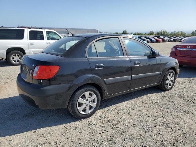 KIA RIO BASE 2008 black  gas KNADE123486396519 photo #4