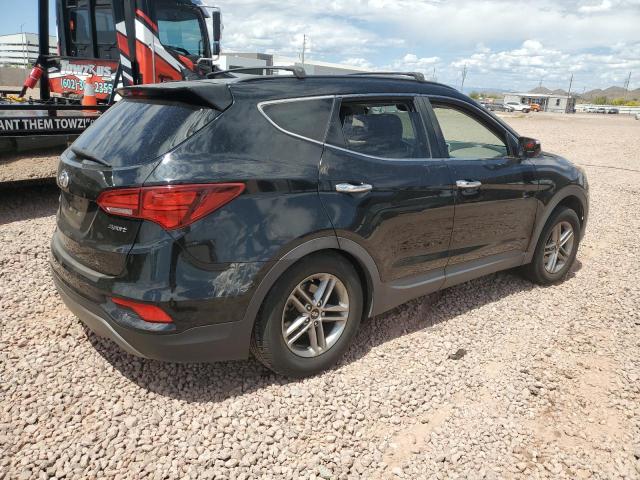 HYUNDAI SANTA FE S 2017 black  gas 5NMZU3LB3HH015081 photo #4