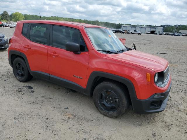 Vin: zaccjaab9hpf35320, lot: 52431005, jeep renegade sport 20174