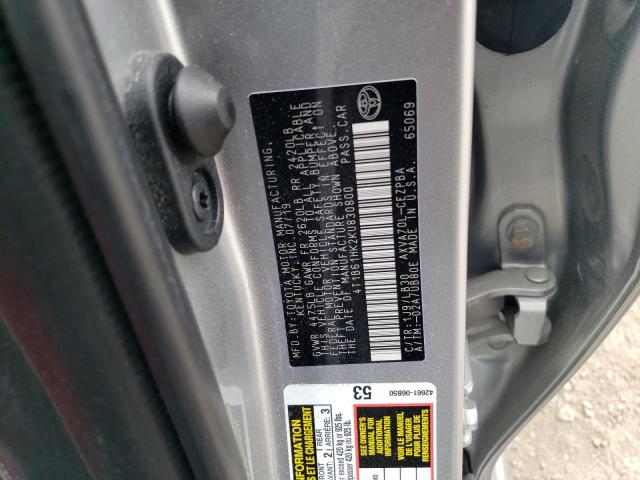 2019 TOYOTA CAMRY XSE - 4T1B61HK2KU830800
